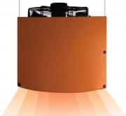 Dviejų šildymo pakopų dujinis kaloriferis - oro šildytuvas tiesioginiam vertikaliam pūtimui - NEXT-R V