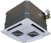 Kasetinis ventiliatorinis konvektorius paaukštintu korpusu montuojamas į pakabinamas lubas - PS-CLH